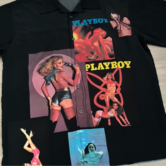 Iconic Playboy vintage magazine button up shirt ❤️🔥 - Picture 3 of 5